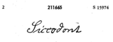 Siccodont Logo (DPMA, 26.05.1916)