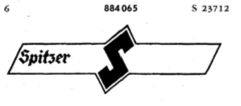 Spitzer S Logo (DPMA, 22.08.1970)