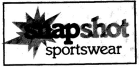 snapshot sportswear Logo (DPMA, 18.07.1983)