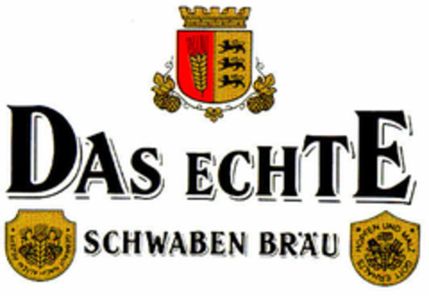 DAS ECHTE SCHWABEN BRÄU Logo (DPMA, 05/06/1988)