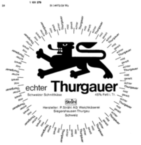 echter Thurgauer Logo (DPMA, 24.04.1986)