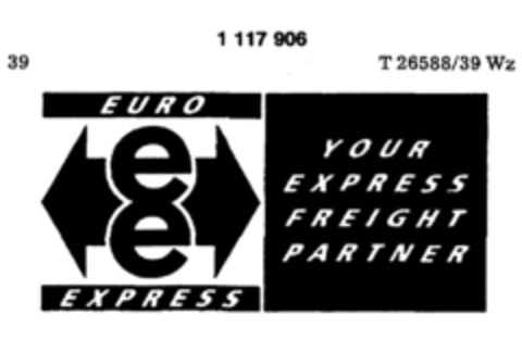 EURO EXPRESS Logo (DPMA, 05.06.1987)