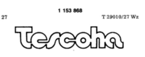 Tescoha Logo (DPMA, 06/02/1989)
