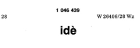 idè Logo (DPMA, 02.07.1975)