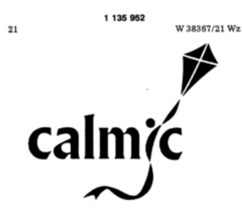 calmic Logo (DPMA, 10.08.1988)