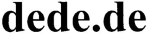 dede.de Logo (DPMA, 15.11.2000)