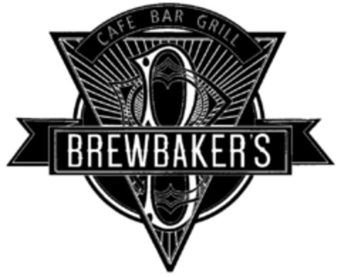 BREWBAKER'S CAFE BAR GRILL Logo (DPMA, 25.10.2001)