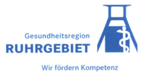 Gesundheitsregion RUHRGEBIET Wir fördern Kompetenz Logo (DPMA, 14.02.2008)