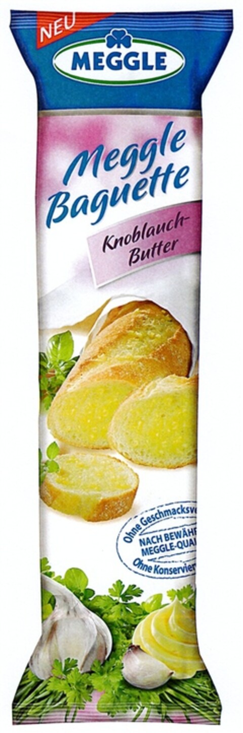 Meggle Baguette Knoblauch Butter Logo (DPMA, 07/29/2009)