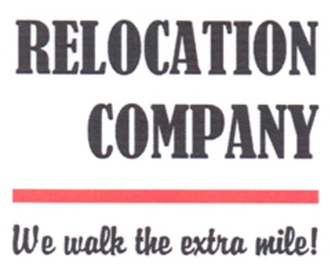 RELOCATION COMPANY We walk the extra mile! Logo (DPMA, 09.01.2014)