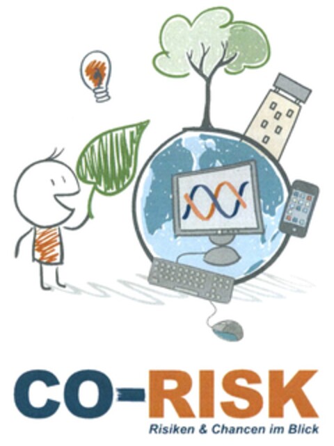 CO-RISK - Risiken & Chancen im Blick Logo (DPMA, 06/16/2016)