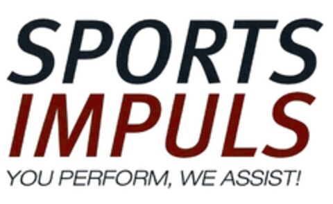 SPORTS IMPULS YOU PERFORM, WE ASSIST! Logo (DPMA, 19.09.2016)