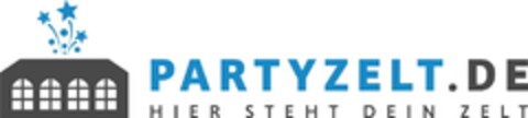PARTYZELT.DE HIER STEHT DEIN ZELT Logo (DPMA, 04/27/2018)