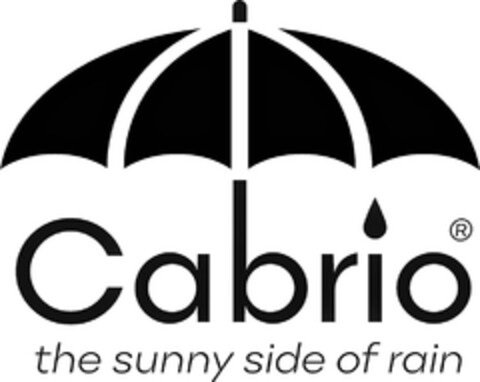 Cabrio the sunny side of rain Logo (DPMA, 17.09.2018)