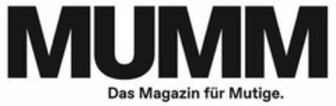 MUMM Das Magazin für Mutige. Logo (DPMA, 07.03.2023)