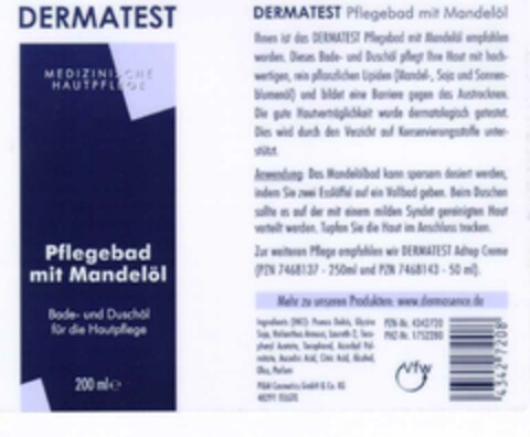 Dermatest Logo (DPMA, 04/12/2003)