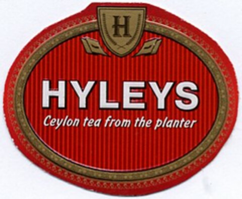 HYLEYS Ceylon tea from the planter Logo (DPMA, 16.04.2004)