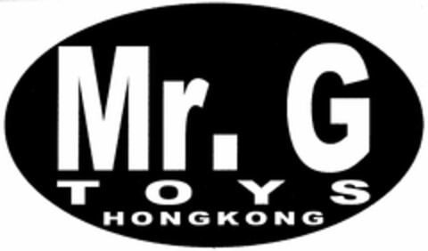 Mr. G TOYS HONGKONG Logo (DPMA, 02.12.2005)