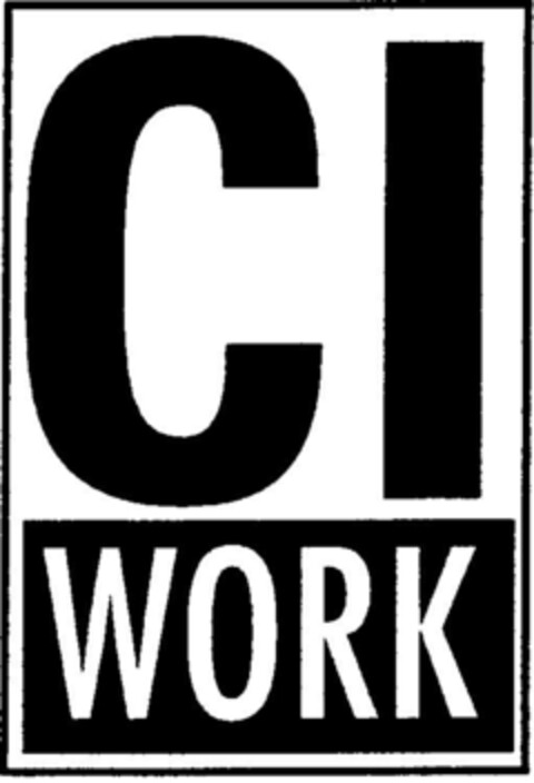 CI WORK Logo (DPMA, 03.08.1996)