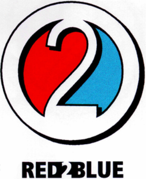 RED 2 BLUE Logo (DPMA, 30.04.1997)