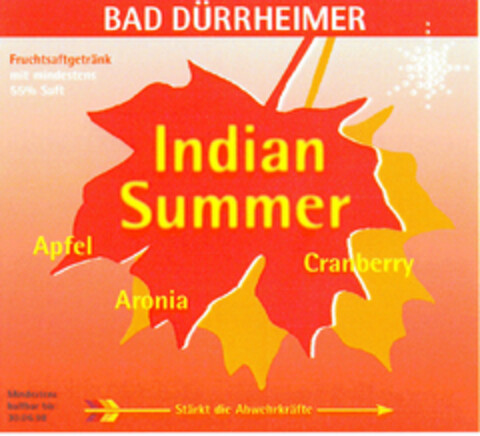 Indian Summer Logo (DPMA, 05/10/1997)