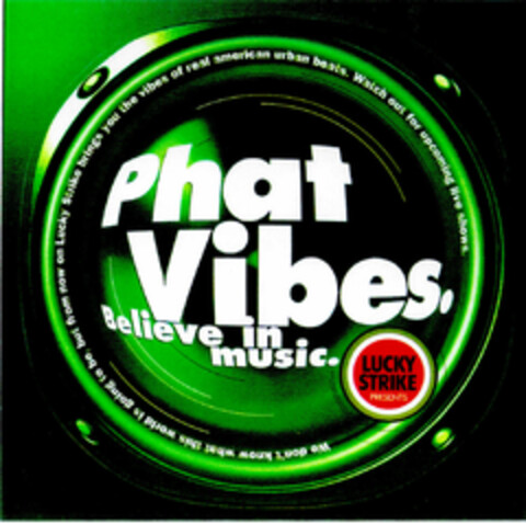 Phat Vibes. Logo (DPMA, 08/13/1997)