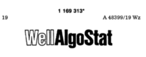 WellAlgoStat Logo (DPMA, 20.07.1990)