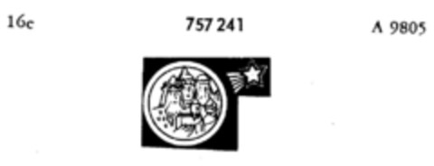 757241 Logo (DPMA, 07/19/1960)