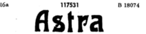 Astra Logo (DPMA, 24.02.1909)