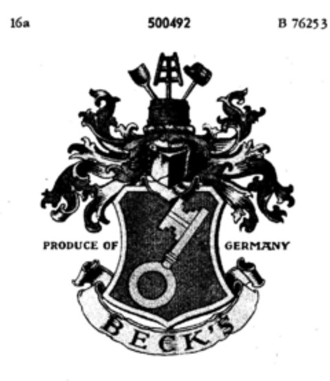 BECK'S Logo (DPMA, 01.09.1937)