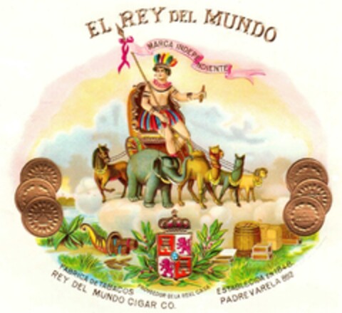 EL REY DEL MUNDO Logo (DPMA, 07/14/1988)