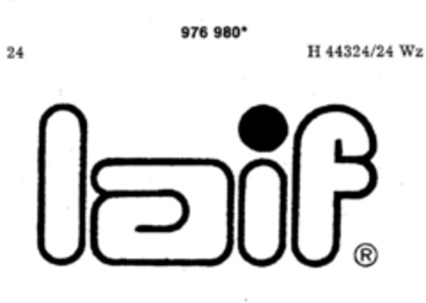 laif Logo (DPMA, 30.05.1978)