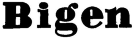 Bigen Logo (DPMA, 11/05/1980)