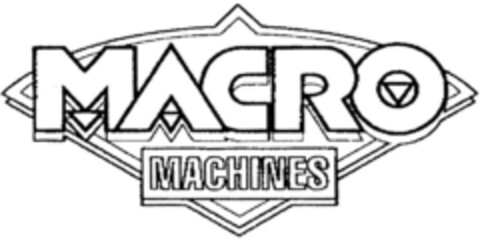 MACRO MACHINES Logo (DPMA, 03/14/1991)