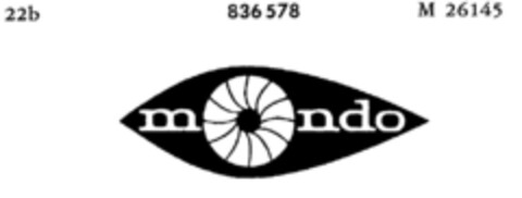 mondo Logo (DPMA, 12.05.1966)