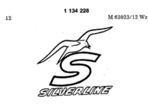 S SILVERLINE Logo (DPMA, 06.06.1988)