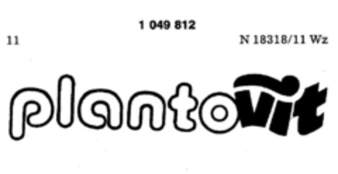 plantovit Logo (DPMA, 09/15/1982)