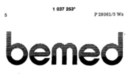 bemed Logo (DPMA, 27.05.1982)