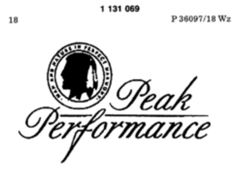 Peak Performance Logo (DPMA, 01/19/1988)