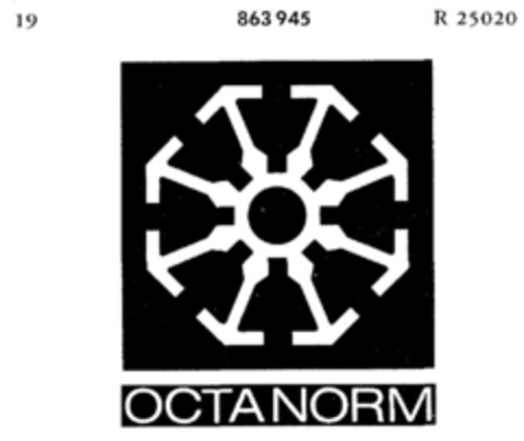 OCTANORM Logo (DPMA, 02.11.1968)
