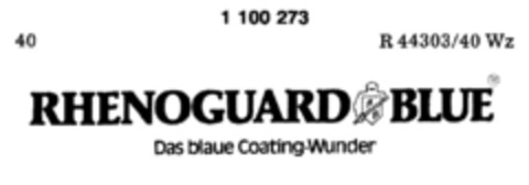 RHENOGUARD BLUE Das blaue Coating-Wunder Logo (DPMA, 05/16/1986)