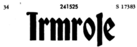 Irmrose Logo (DPMA, 26.02.1919)