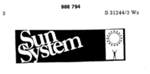 Sun System Logo (DPMA, 08/16/1977)