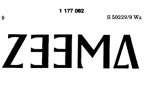 ZEEMA Logo (DPMA, 26.04.1990)