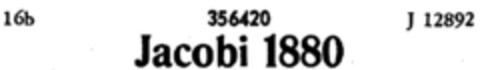 Jacobi 1880 Logo (DPMA, 26.05.1926)