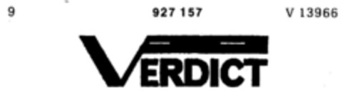 VERDICT Logo (DPMA, 04/10/1973)