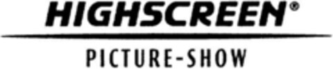 HIGHSCREEN PICTURE-SHOW Logo (DPMA, 04/27/1994)