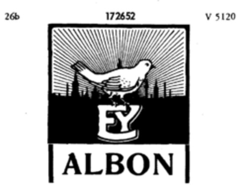 ALBON EY Logo (DPMA, 05.09.1912)