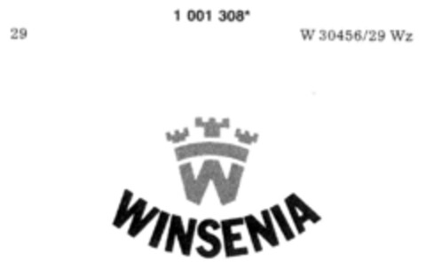 WINSENIA Logo (DPMA, 22.02.1980)