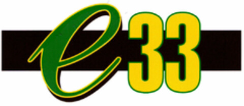 e 33 Logo (DPMA, 11.10.2000)